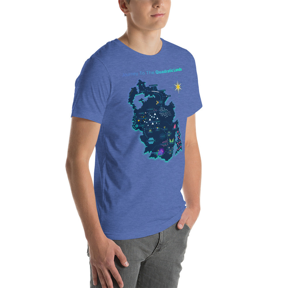Journey to the Quadratic Lands - Unisex t-shirt