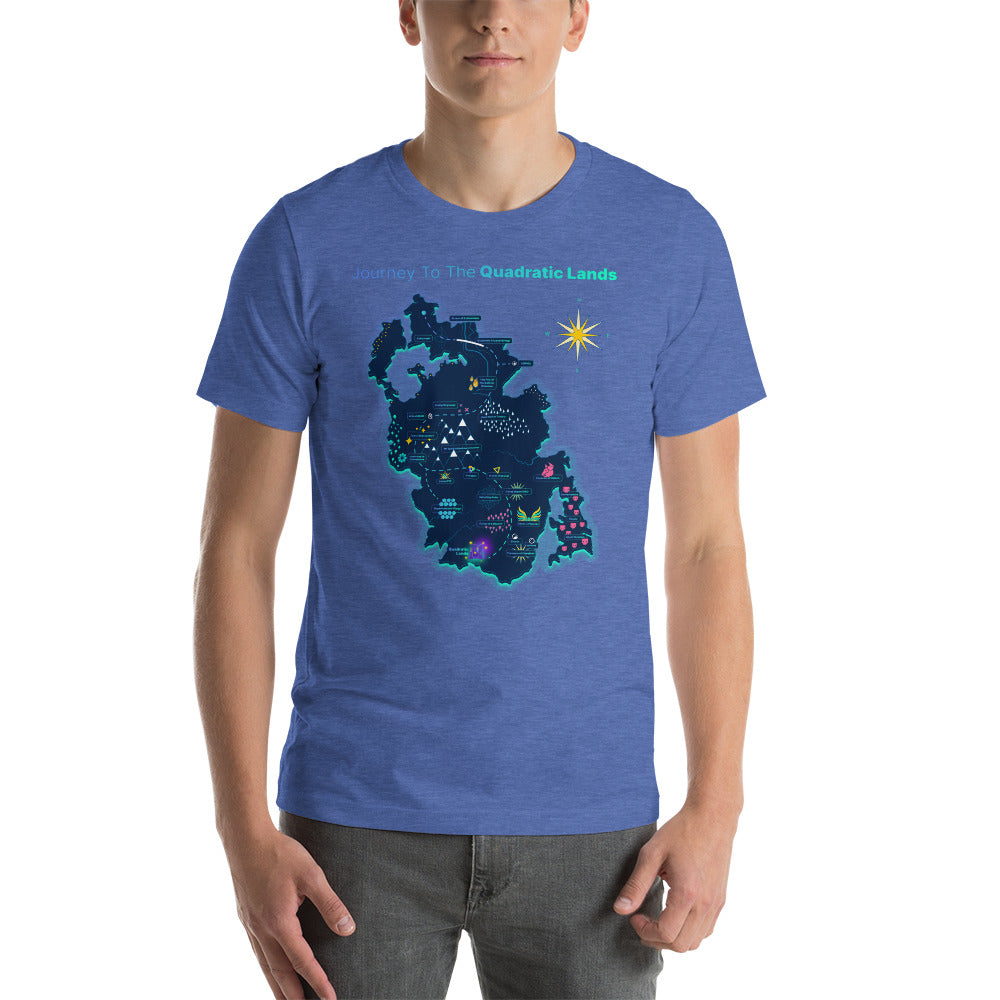 Journey to the Quadratic Lands - Unisex t-shirt